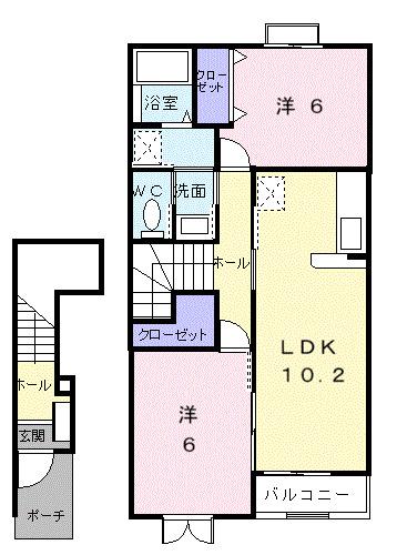グランフォーレ近見Ⅱ（203） 間取り図画像