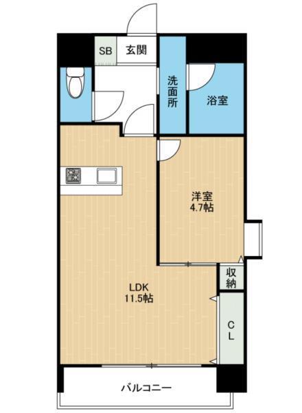 ガーデンスクエア桜町（503） 間取り図画像