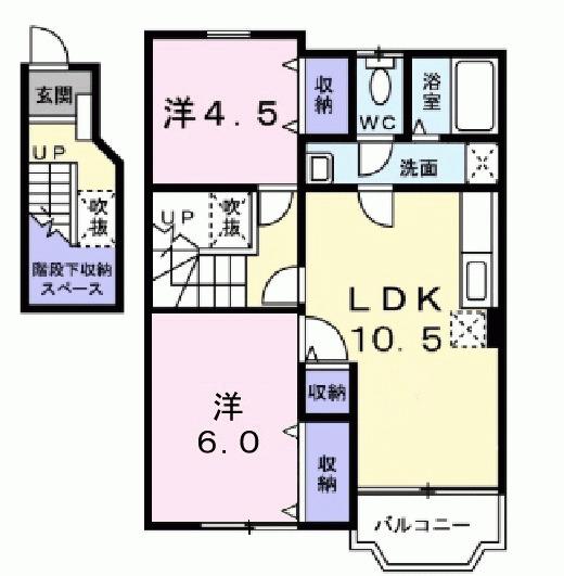 ラフィネ（202） 間取り図画像
