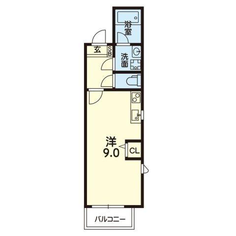 Primavera九品寺（502） 間取り図画像