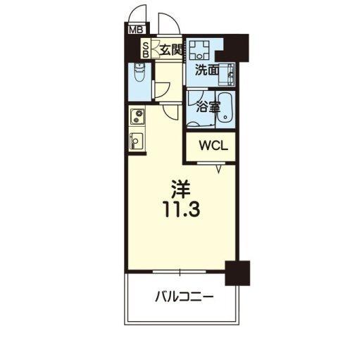 エンクレスト新屋敷（503） 間取り図画像