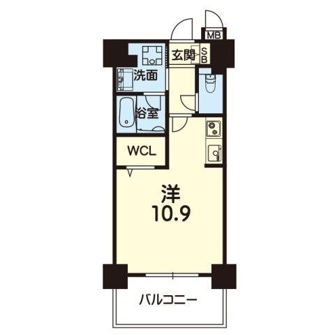 エンクレスト新屋敷（504） 間取り図画像