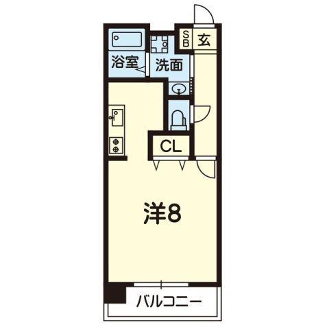 ドノーレ銀座通（202） 間取り図画像