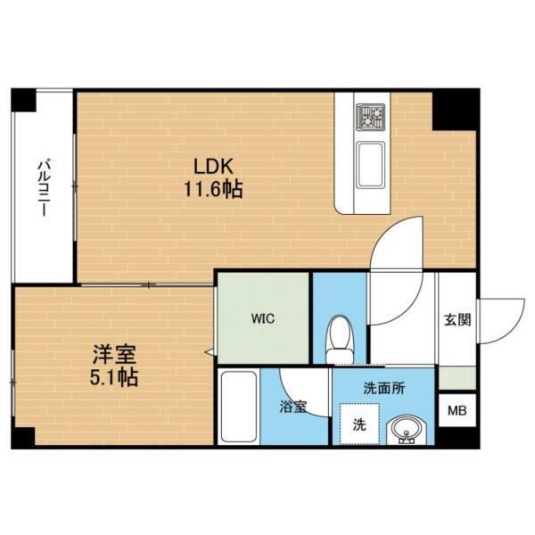 クオリア水前寺公園（901） 間取り図画像
