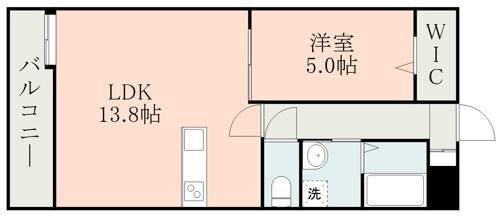 サムティ呉服レジデンス（1103） 間取り図画像
