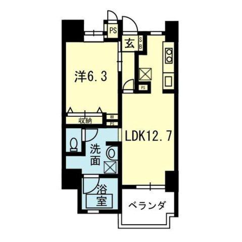 ドノーレ南熊本（504） 間取り図画像