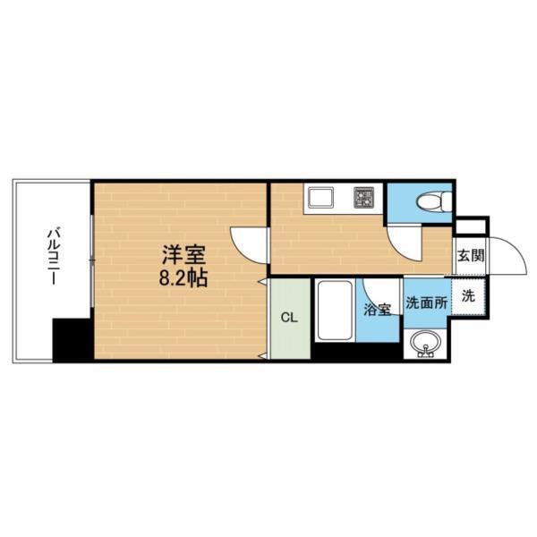 ELGRAND下通（307） 間取り図画像