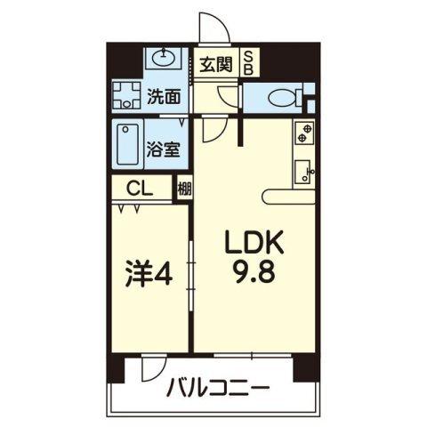 ライズ代継橋（1003） 間取り図画像