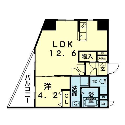 ライズ保田窪（601） 間取り図画像