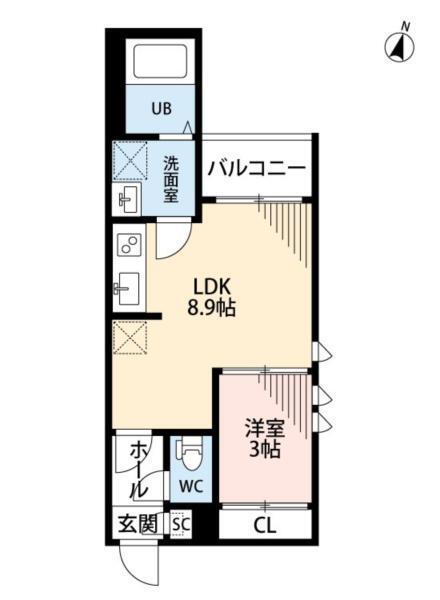 REGALEST熊本駅南（202） 間取り図画像
