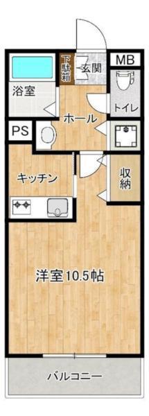 ウイングス７番館（302） 間取り図画像