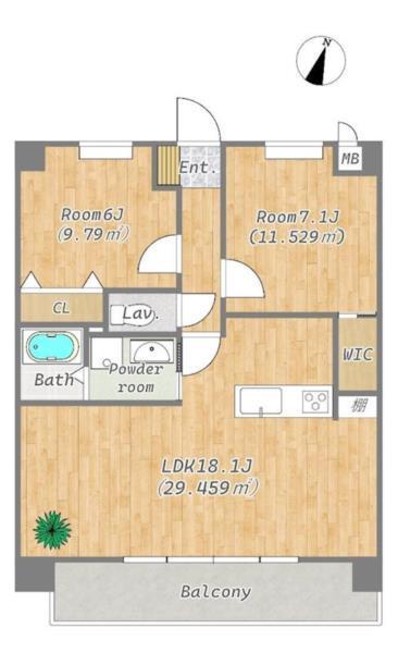 GRAND CHAINON平成（703） 間取り図画像