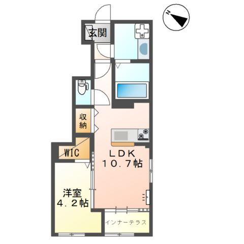 熊本市東区新外新築アパート（仮） 間取り図画像