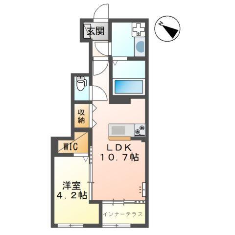 熊本市東区新外新築アパート（仮） 間取り図画像