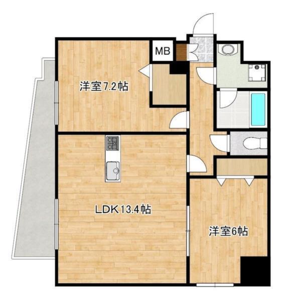 LAPIS薬園町（701） 間取り図画像
