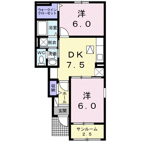 サンライズ　ヒル（105） 間取り図画像