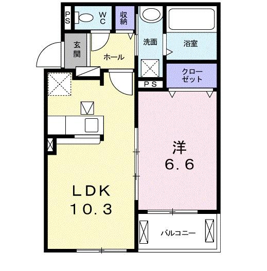 アルカンジュ光　壱番館（105） 間取り図画像