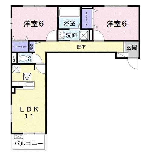 アルカンジュ光　壱番館（102） 間取り図画像