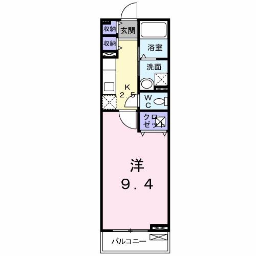 エクセランＥＭ（105） 間取り図画像
