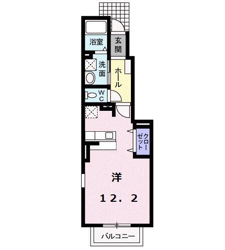 クラール（107） 間取り図画像