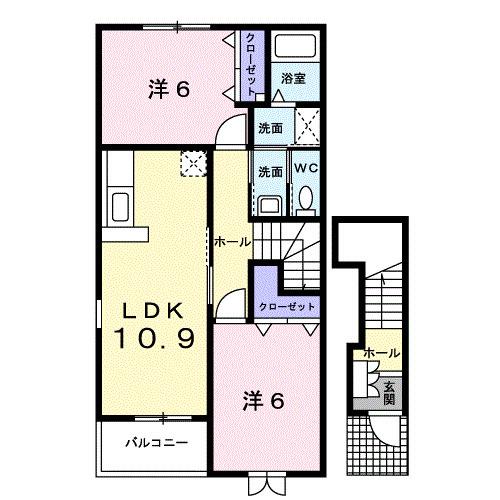 フォルシュⅡ（201） 間取り図画像