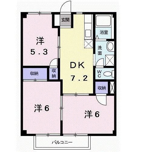 グリーンハイツＫ（103） 間取り図画像