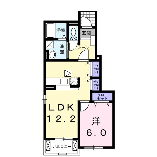 エクセレントライト（105） 間取り図画像