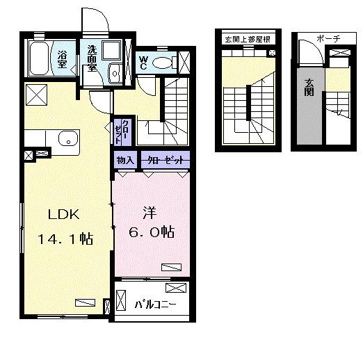 グラースジュネス（305） 間取り図画像
