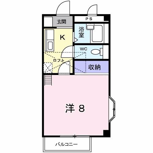 サンシャインハイツ（201） 間取り図画像