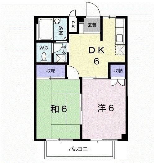 畠田ハイツ（101） 間取り図画像