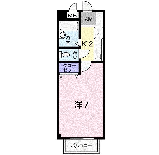 サウスリバー平成（202） 間取り図画像