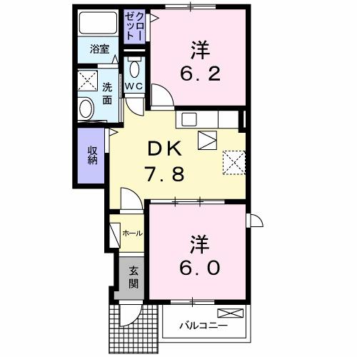 レジデンス・ドリーム（106） 間取り図画像