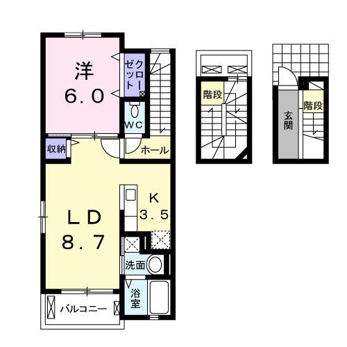 ｓｕｎｌｉｔ　御幸Ａ（306） 間取り図画像