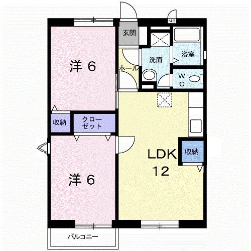 エトワールＡ（203） 間取り図画像