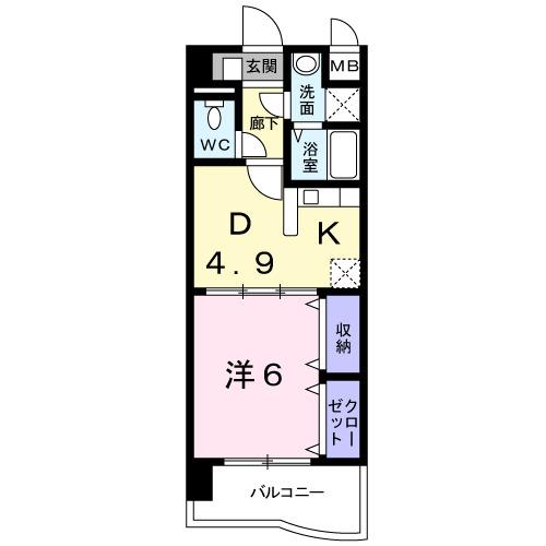 レルベ保田窪（307） 間取り図画像