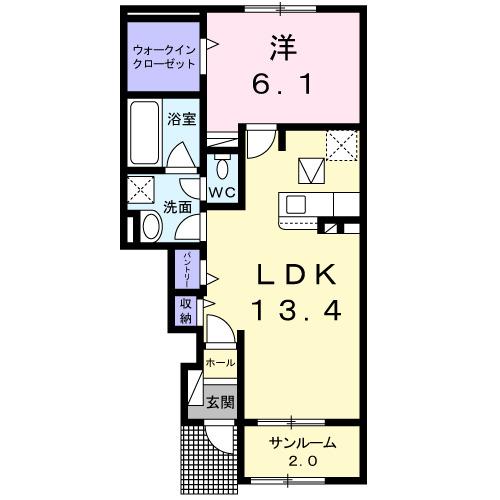 アルカンシエル（102） 間取り図画像