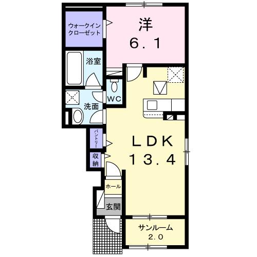 アルカンシエル（106） 間取り図画像