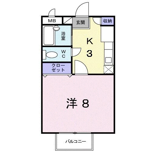 Ｆａｖｏｒｉｔｅ　Ｌｉｆｅ（203） 間取り図画像