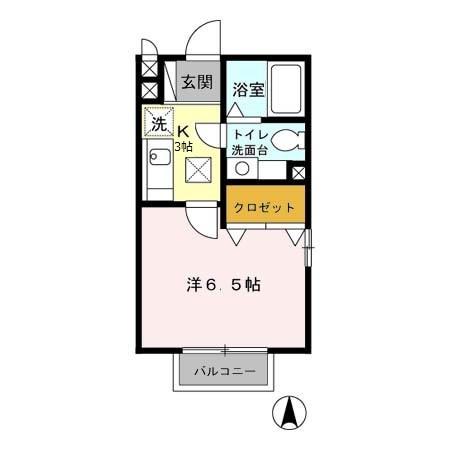 セジュールカトレア（101） 間取り図画像