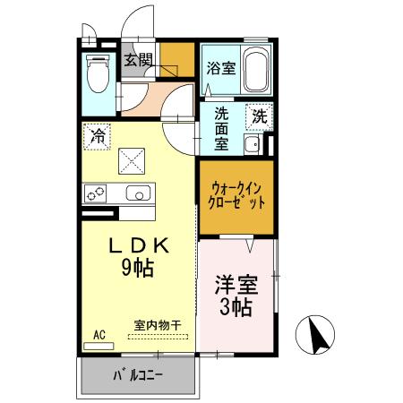 アムール清水（101） 間取り図画像