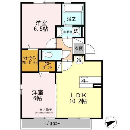 さくらそう世安一号館（302） 間取り図画像