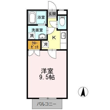グリーンヒル（206） 間取り図画像