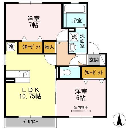 メゾン・ラフィーネ（202） 間取り図画像