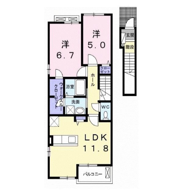 ベルアンジュ（202） 間取り図画像