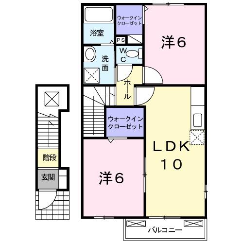 エアリ−　ヒルⅡ（205） 間取り図画像