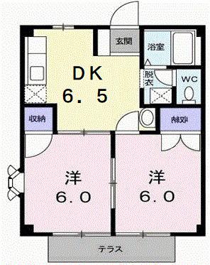 ニューシティ青山Ａ（103） 間取り図画像