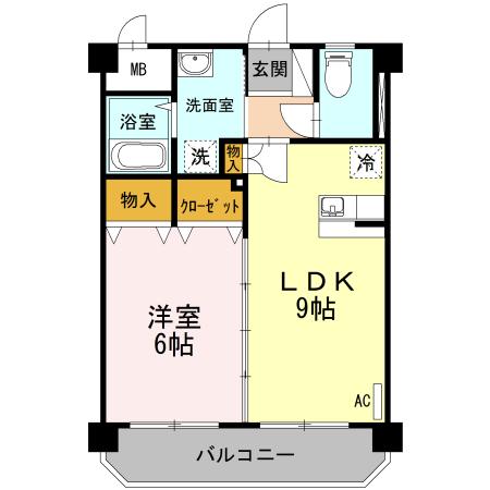 チェリーブラッサム（302） 間取り図画像