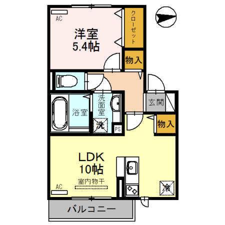 ハイツ・リヴェール（202） 間取り図画像