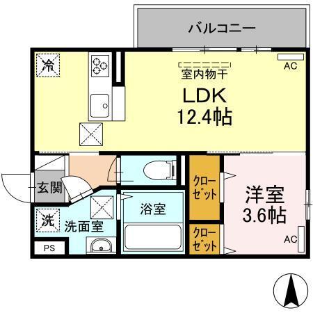 エトワール花立（101） 間取り図画像