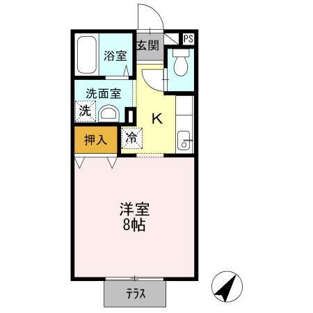 東光フラッツ（105） 間取り図画像